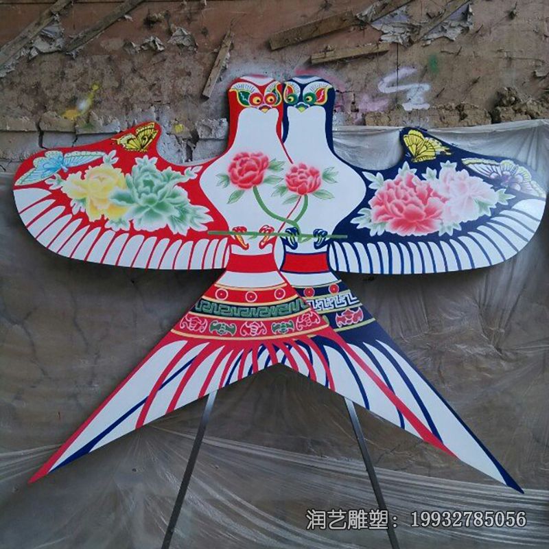 不锈钢公园风筝雕塑 不锈钢公园风筝雕塑