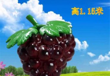 玻璃钢景观葡萄雕塑