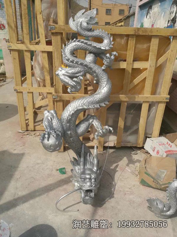 不锈钢城市龙动物雕塑 不锈钢城市龙动物雕塑