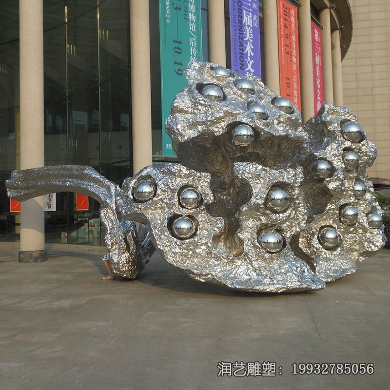 户外不锈钢莲蓬雕塑 户外不锈钢莲蓬雕塑