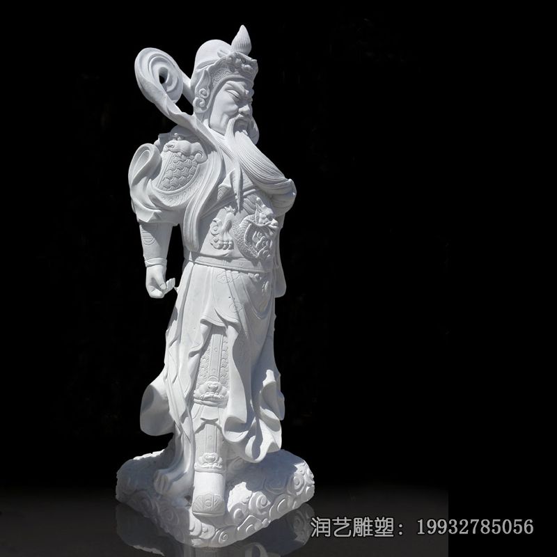 关公石雕人物 关公石雕人物