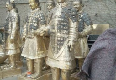 兵马俑铜雕雕塑
