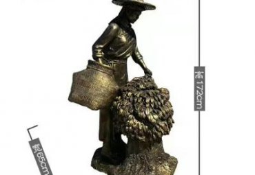 茶文化人物铜雕雕塑