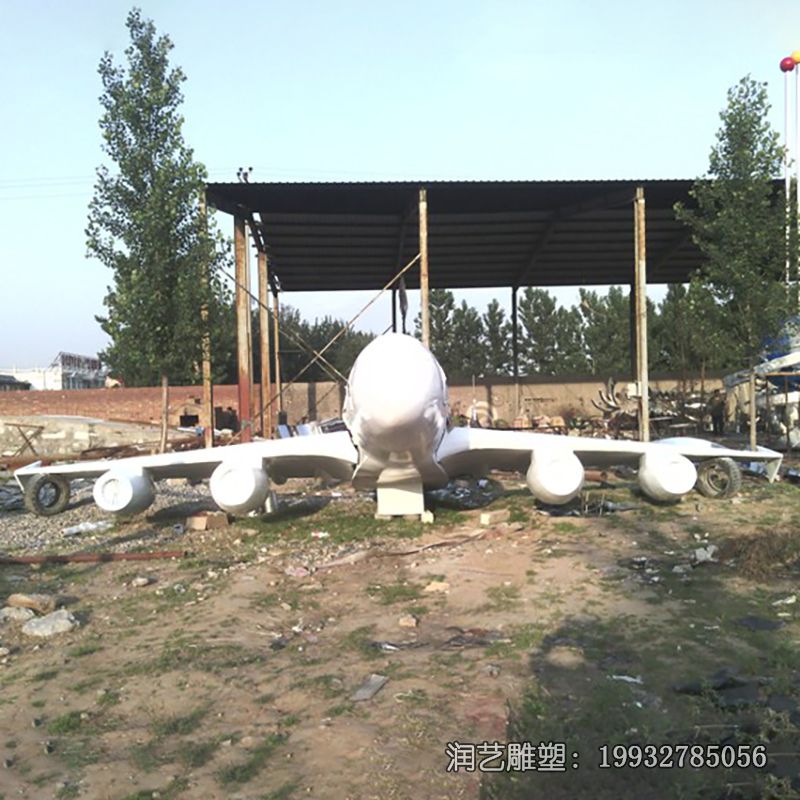 不锈钢户外飞机景观雕塑 不锈钢户外飞机景观雕塑