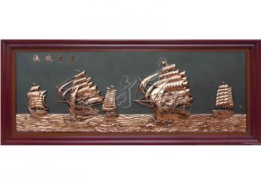 铜浮雕景观雕塑