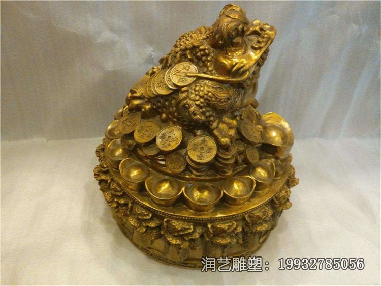 商场金蟾铜雕雕塑 商场金蟾铜雕雕塑