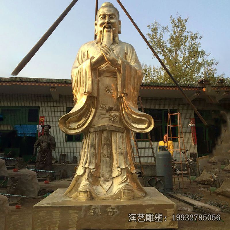 名人孔子铜雕雕塑 名人孔子铜雕雕塑