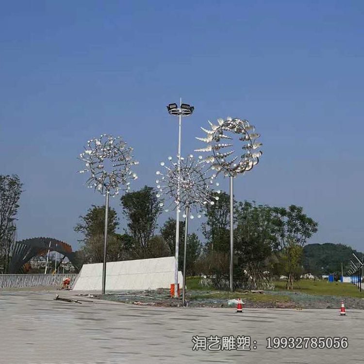 企业不锈钢向日葵雕塑 企业不锈钢向日葵雕塑