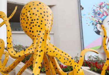 不锈钢城市章鱼动物雕塑