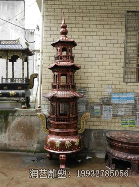 铜雕景观香炉雕塑 铜雕景观香炉雕塑