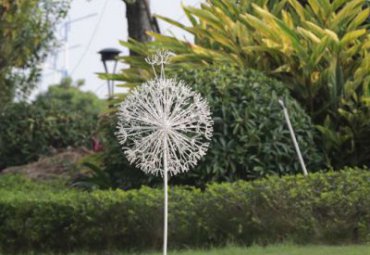 不锈钢城市蒲公英雕塑