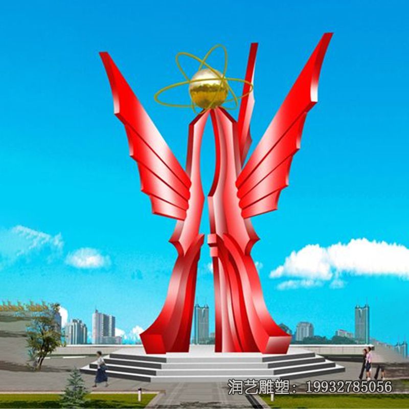不锈钢广场辉煌雕塑 不锈钢广场辉煌雕塑