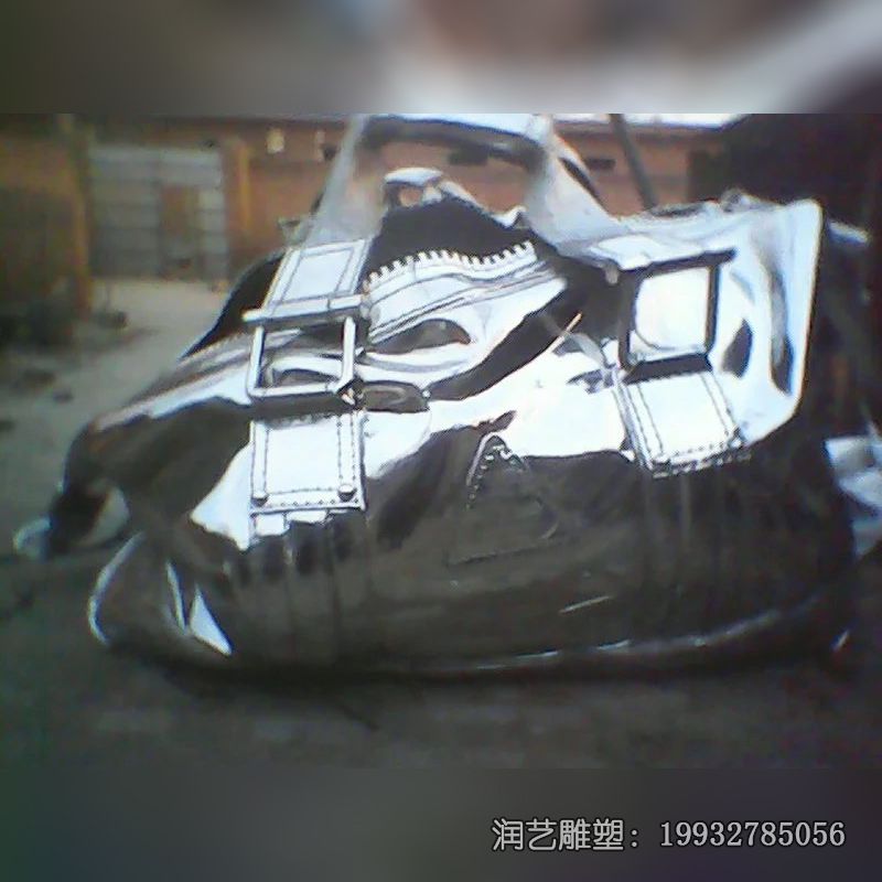不锈钢景观手提包雕塑 不锈钢景观手提包雕塑