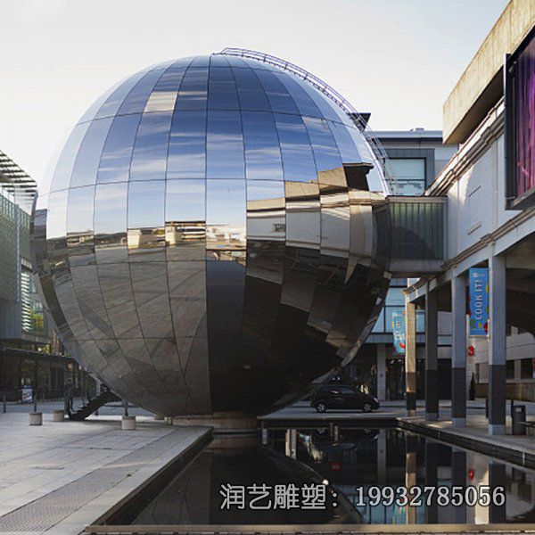 不锈钢城市球形景观雕塑 不锈钢城市球形景观雕塑