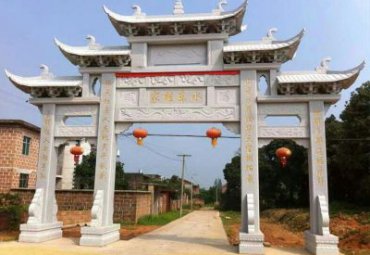 牌楼石雕景观雕塑