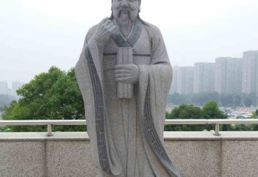 园林石雕张仲景雕塑