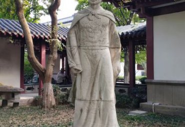 石雕郑和雕塑