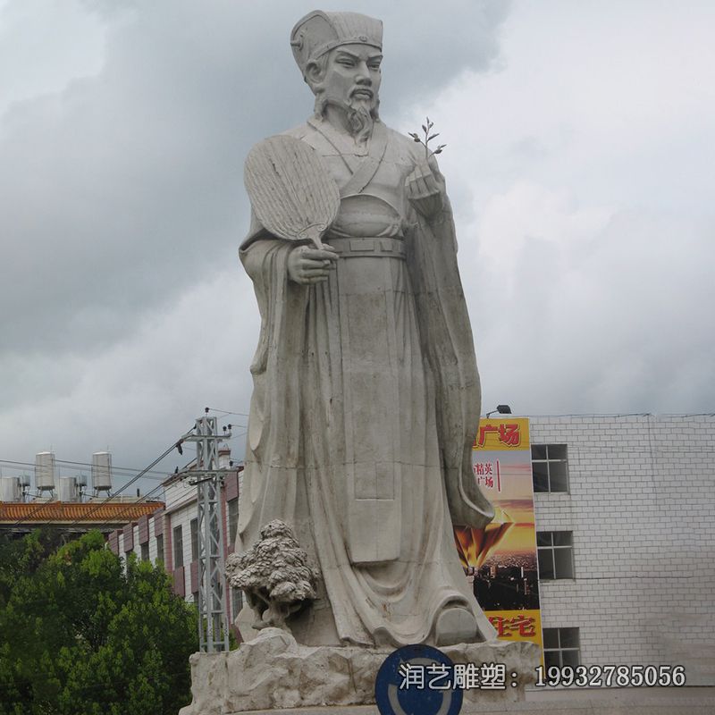 诸葛亮石雕雕塑 诸葛亮石雕雕塑