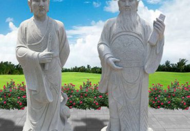 八仙人物石雕雕塑