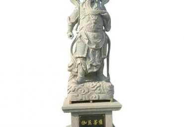 石雕古代关公雕塑