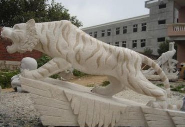 石雕动物老虎雕塑