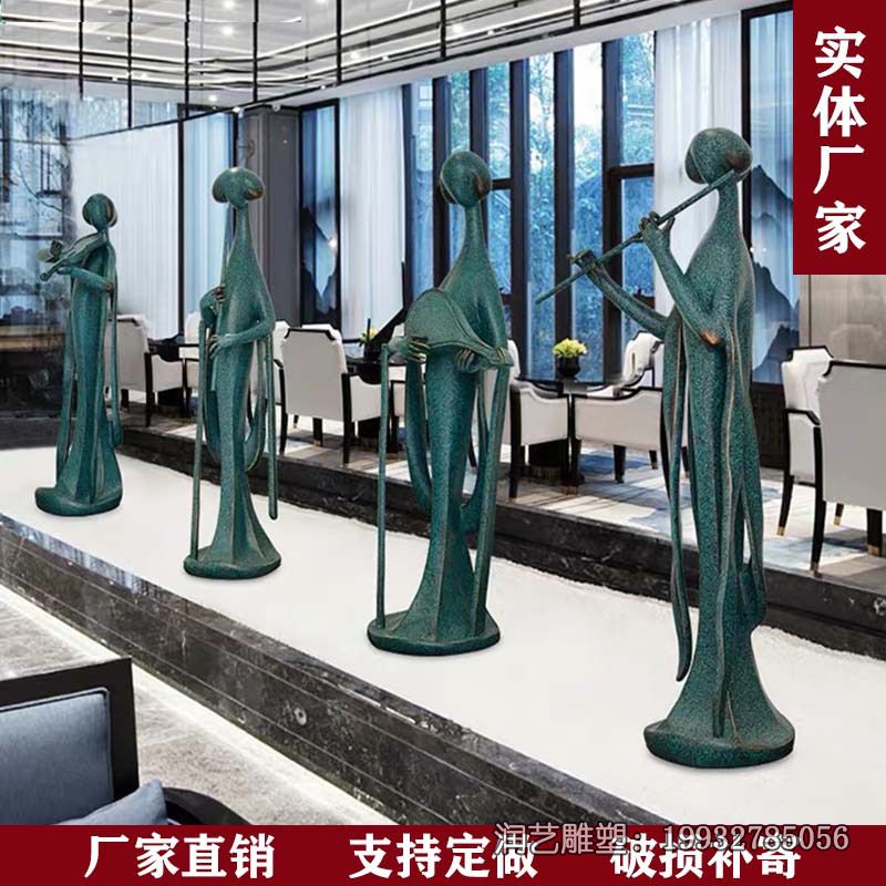 铜雕抽象人物雕塑 铜雕抽象人物雕塑