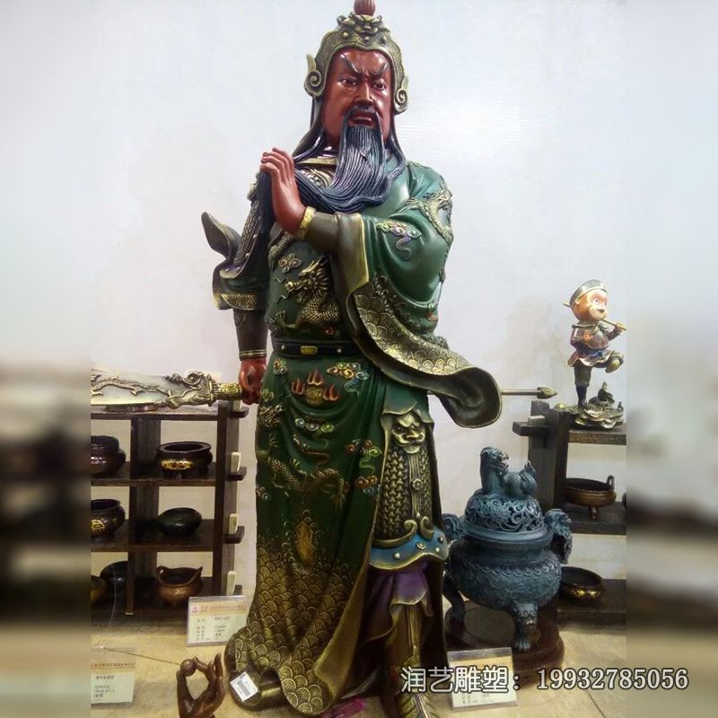关公铜雕人物雕塑 关公铜雕人物雕塑