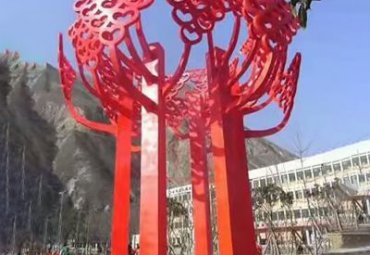 城市不锈钢景观树雕塑