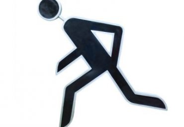 校园不锈钢跑步人物雕塑