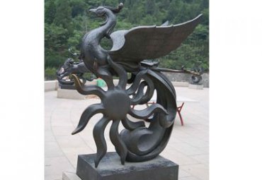 铜雕凤凰雕塑