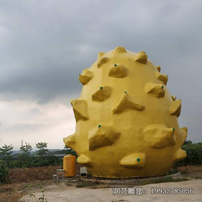 不锈钢广场抽象火龙果雕塑 不锈钢广场抽象火龙果雕塑