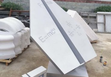 不锈钢公园飞机雕塑