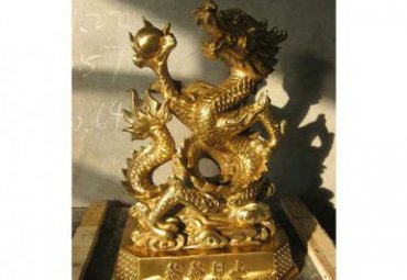 铜雕动物龙雕塑
