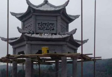 园林石雕凉亭雕塑