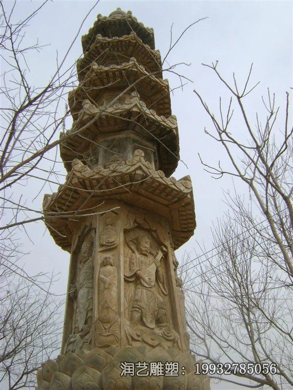 景观塔石雕雕塑 景观塔石雕雕塑