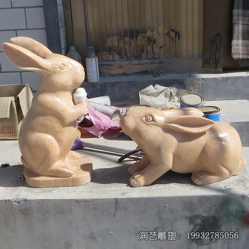兔子石雕雕塑 兔子石雕雕塑