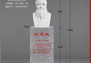 孙思邈石雕雕塑