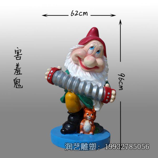 广场玻璃钢小矮人雕塑 广场玻璃钢小矮人雕塑