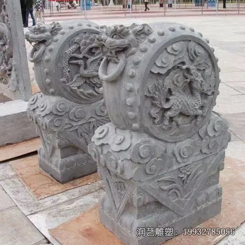 石雕景观抱鼓石雕塑 石雕景观抱鼓石雕塑