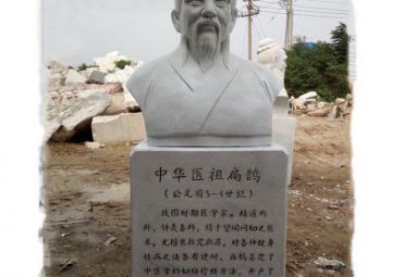 石雕扁鹊人物雕塑