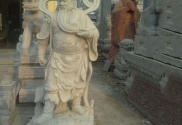 石雕关公雕塑
