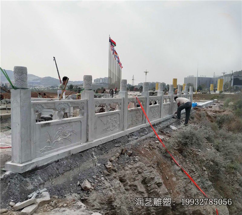 景观栏板石雕雕塑 景观栏板石雕雕塑