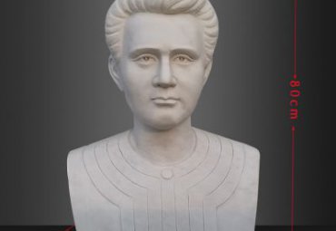 石雕居里夫人雕塑