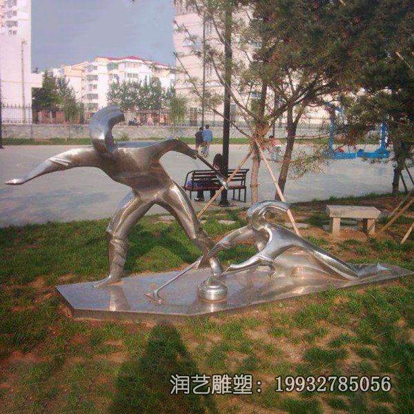 校园抽象不锈钢人物雕塑 校园抽象不锈钢人物雕塑