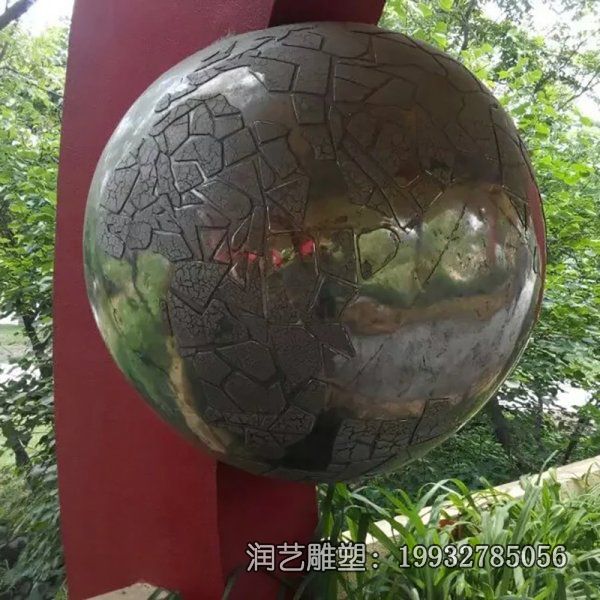 不锈钢公园球形景观雕塑 不锈钢公园球形景观雕塑