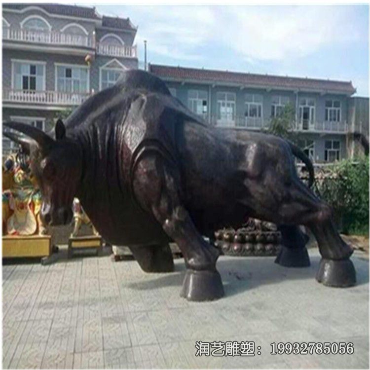 铜雕动物牛雕塑 铜雕动物牛雕塑