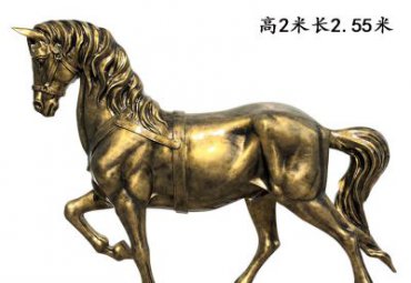 铜雕动物马雕塑