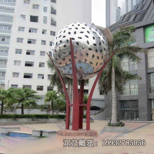 小区不锈钢景观镂空雕塑 小区不锈钢景观镂空雕塑