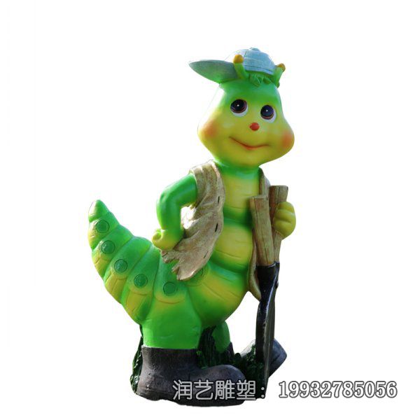 广场玻璃钢毛毛虫雕塑 广场玻璃钢毛毛虫雕塑