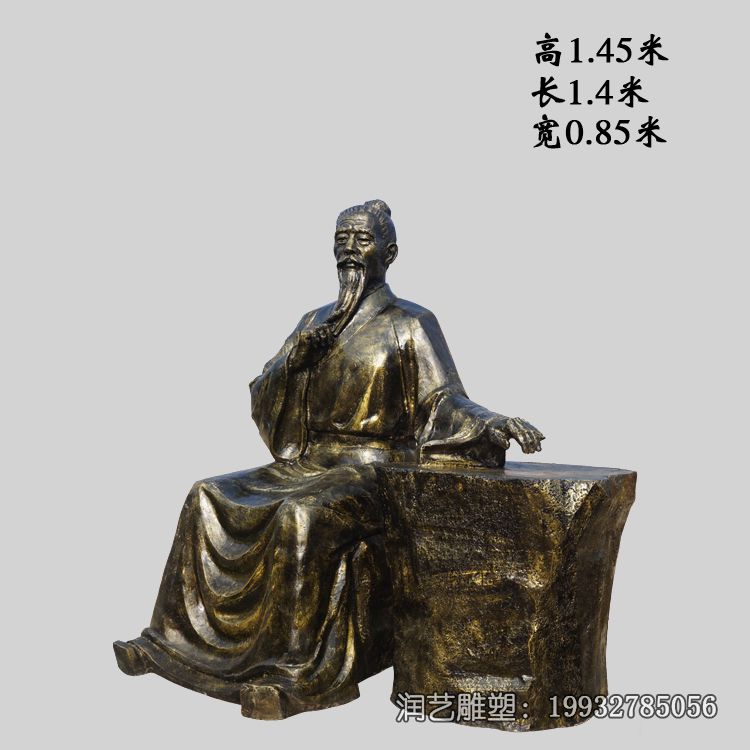 铜雕中医人物雕塑 铜雕中医人物雕塑
